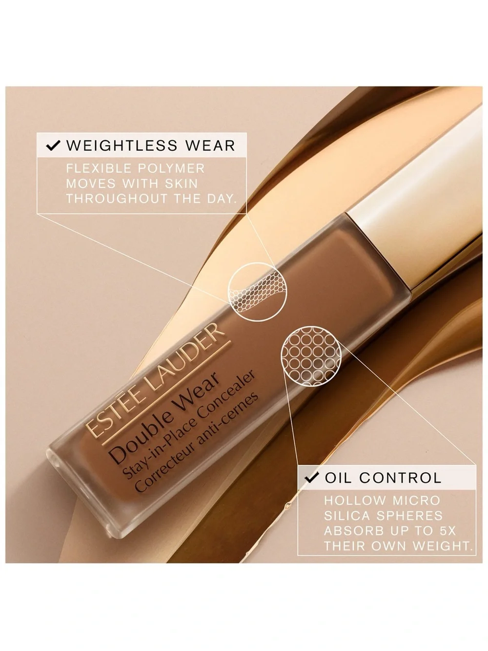 ESTEE LAUDER Double Wear Stay-In-Place Concealer In 3C